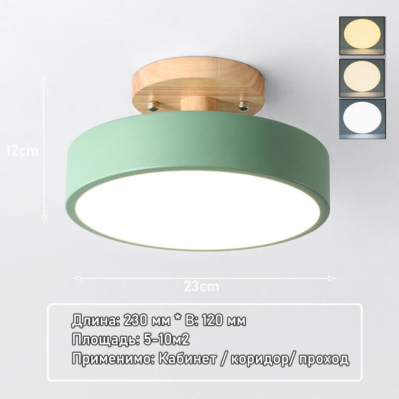 Modern Wooden LED Ceiling Chandelier for Dining Rooms and Contemporary Living Spaces