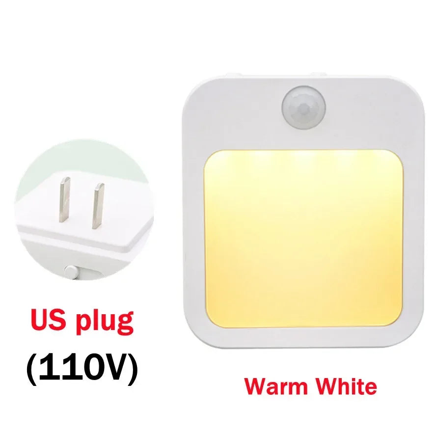 Dimmable Motion Sensor LED Night Light for Bedrooms and Hallways