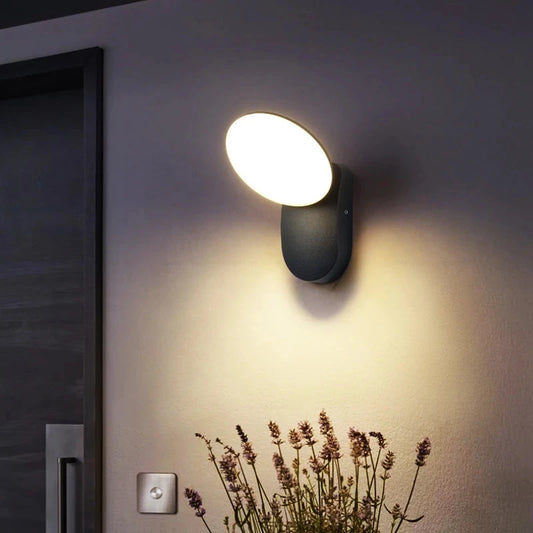 Modern Motion Sensor LED Outdoor Wall Light for Gardens and Pathways