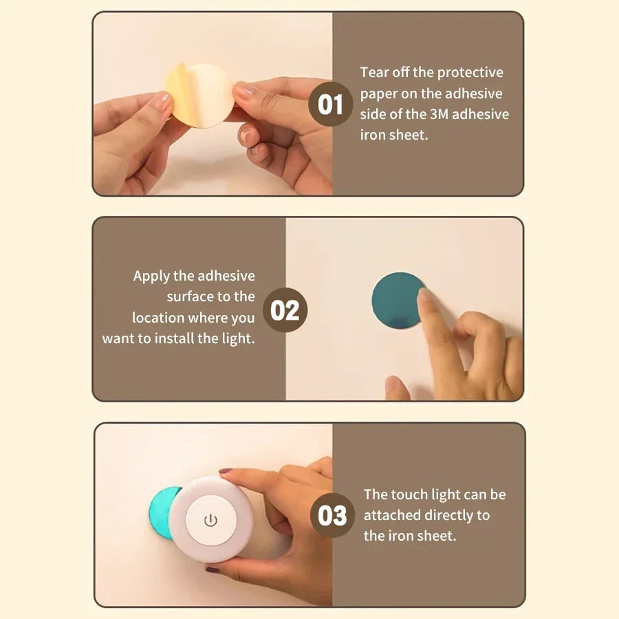 Dimmable Magnetic LED Wall Lamp for Reading Bedrooms and Modern Closets