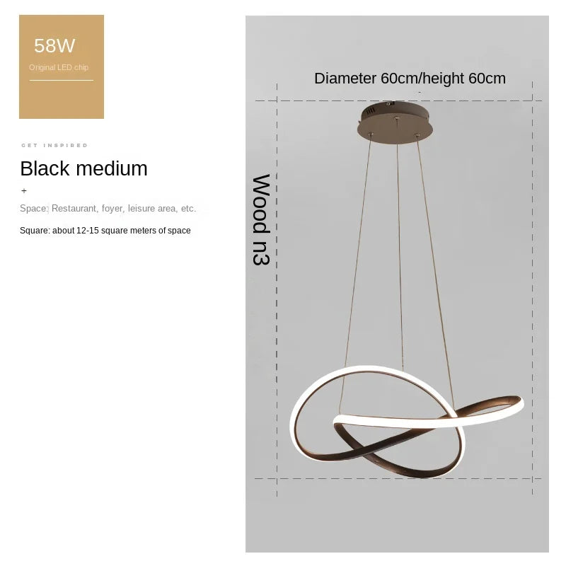 Modern Clover Pendant Light for Dining Rooms and Boutique Hotels