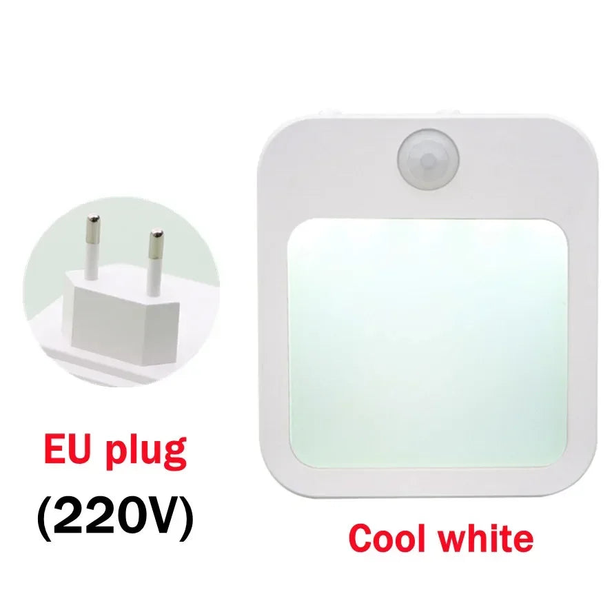Dimmable Motion Sensor LED Night Light for Bedrooms and Hallways
