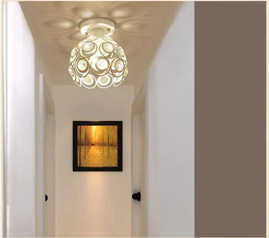 Modern Crystal Pendant Light for Hotel Entryways and Dining Spaces