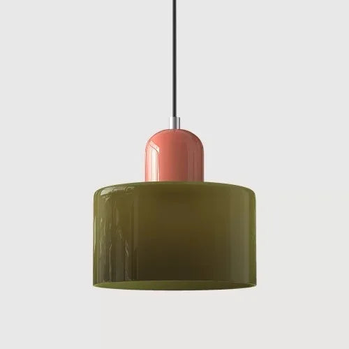 Vintage Glass Pendant Light for Restaurant Bar and Cafe Interiors
