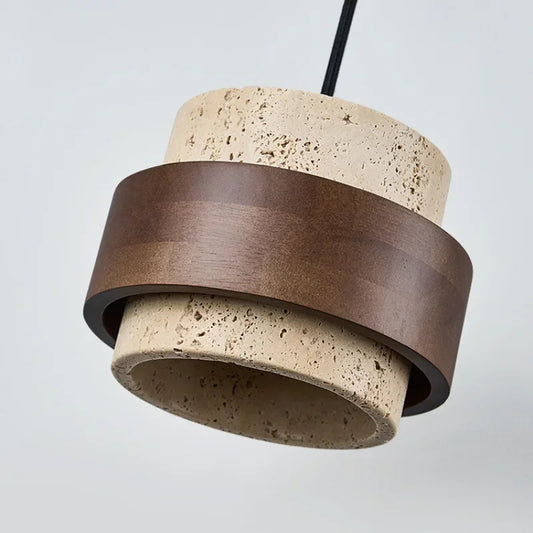 Modern Wooden Pendant Light for Bedside and Restaurant Ambiance