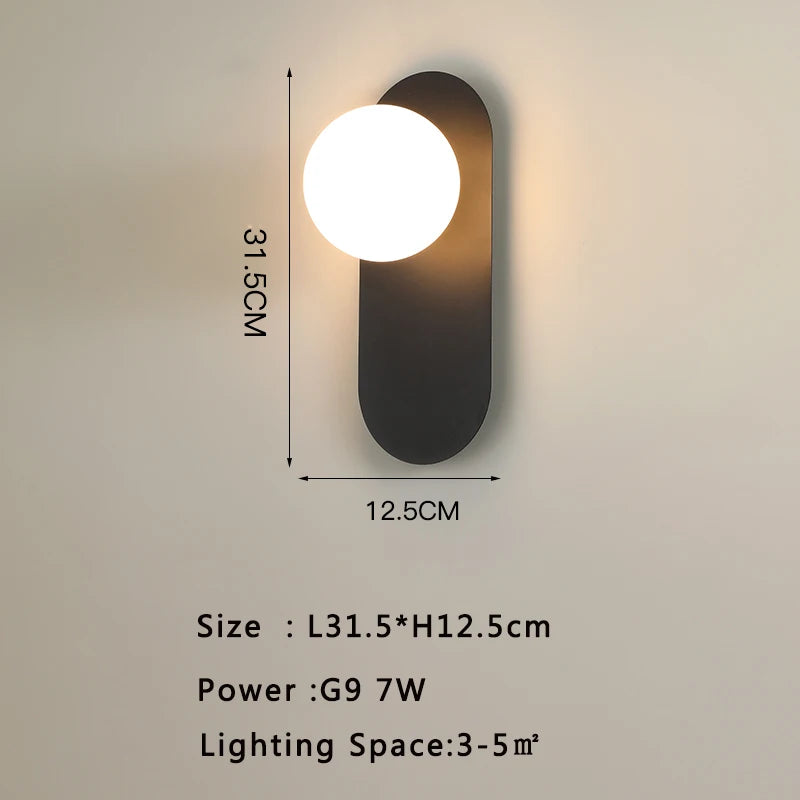 Modern LED Wall Sconce for Living Room and Bedroom Ambient Lighting