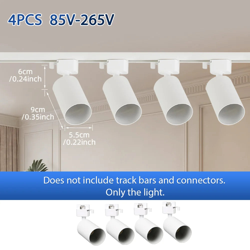 Modern LED Track Lighting Set for Kitchens and Commercial Retail Spaces