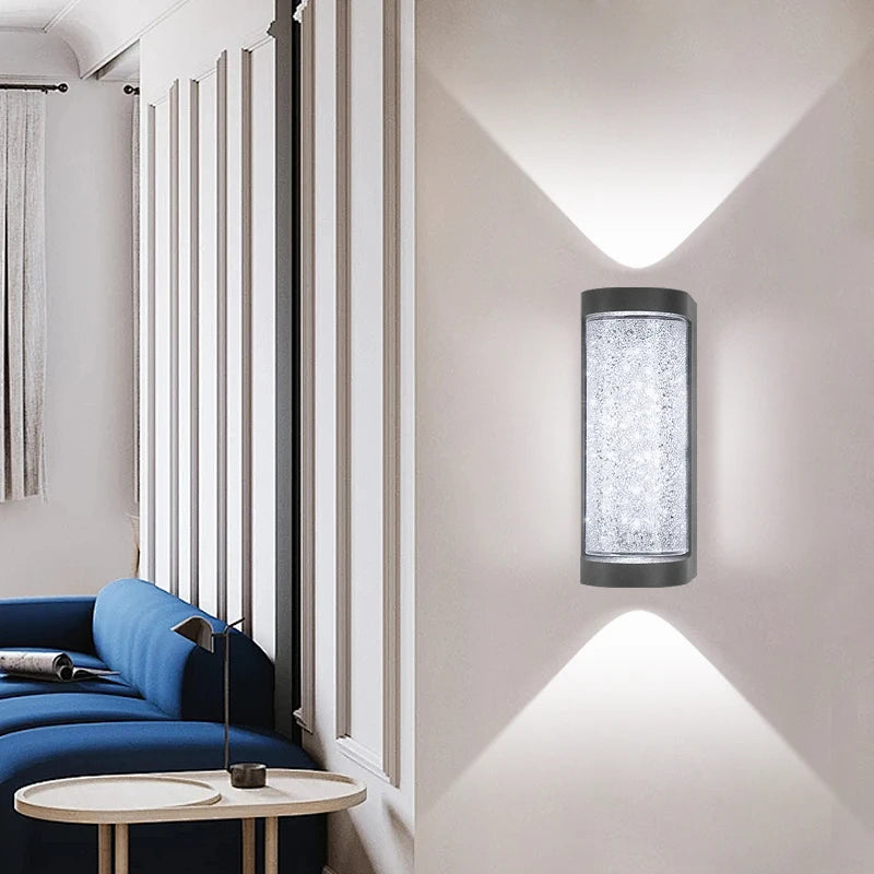 Modern LED Crystal Wall Light for Premium Bedroom and Living Room Interiors