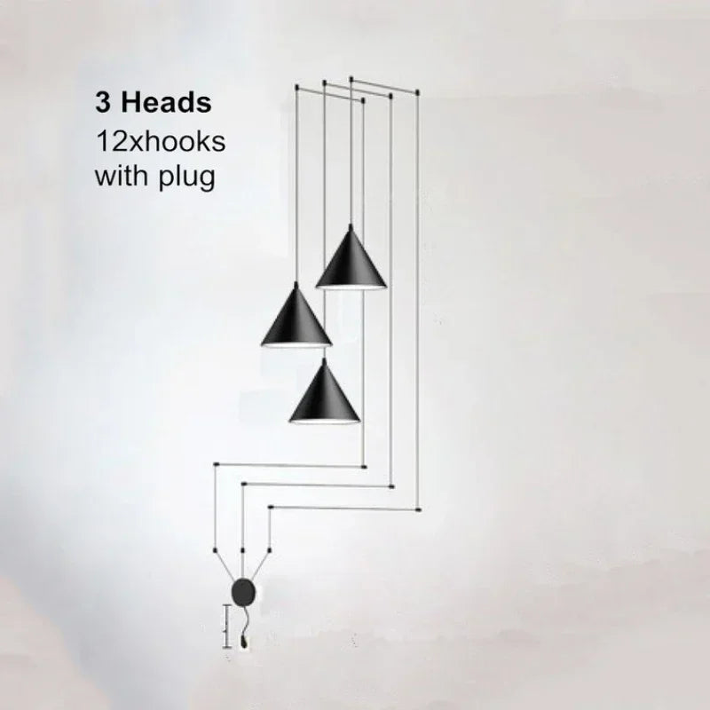 Vintage Industrial Pendant Light for Modern Living and Dining Rooms