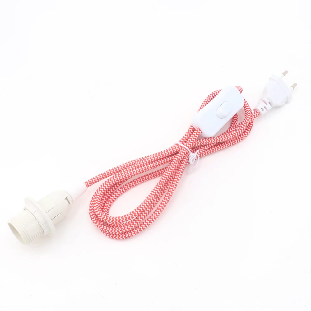Adjustable Pendant Light Cord with Switch for Bedroom and Home Lighting