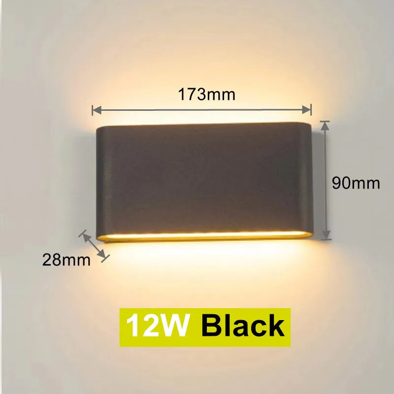 Modern LED Wall Sconce for Indoor and Outdoor Architectural Lighting