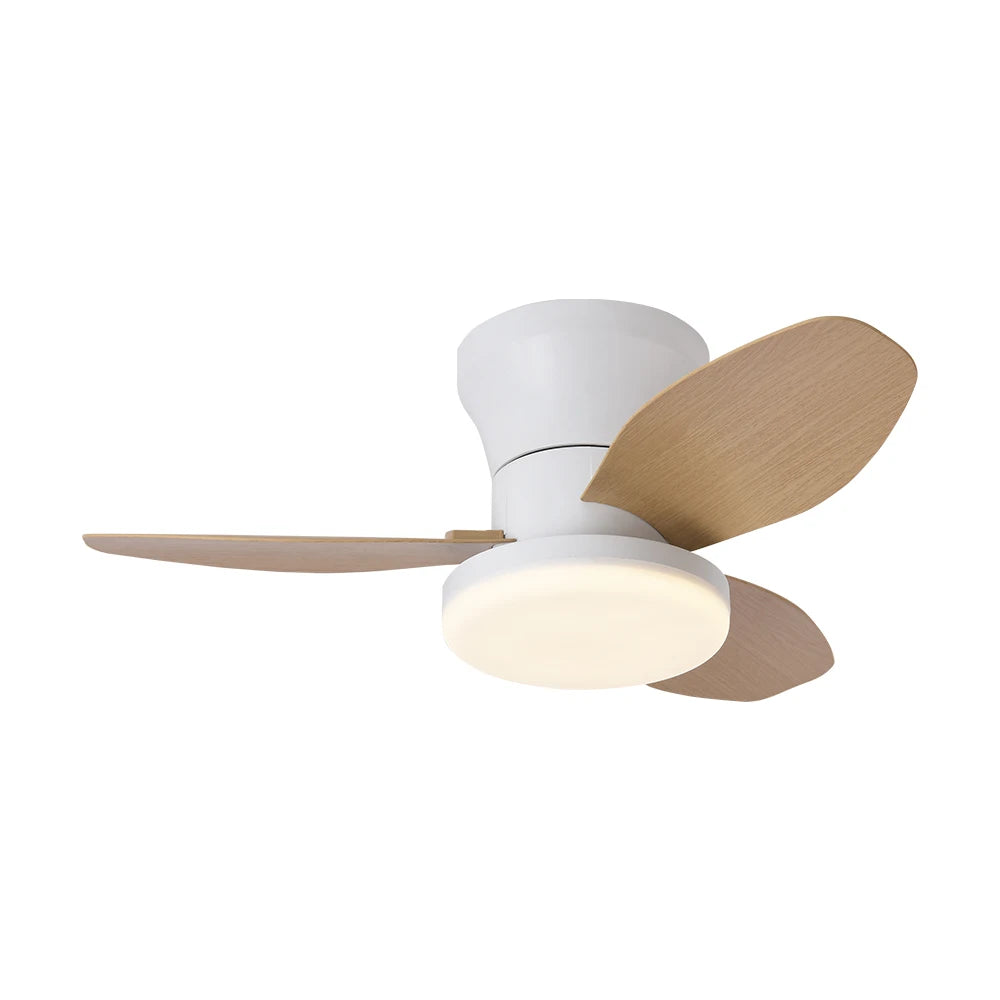 Modern Nordic Ceiling Fan Light for Living Rooms and Commercial Spaces