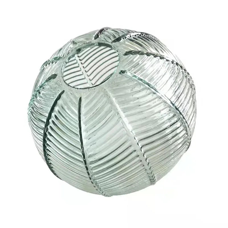Nordic Glass Pendant Light with Leaf Pattern for Dining Rooms and Hotels