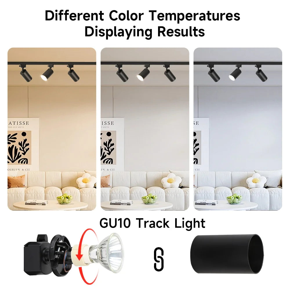 Modern LED Track Lighting Set for Kitchens and Commercial Retail Spaces