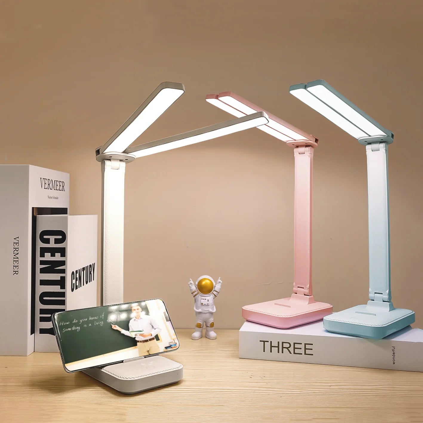 Dimmable LED Desk Lamp with Touch Control for Modern Offices and Bedrooms