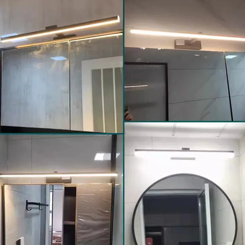 Modern Waterproof LED Vanity Wall Light for Bathroom and Makeup Areas
