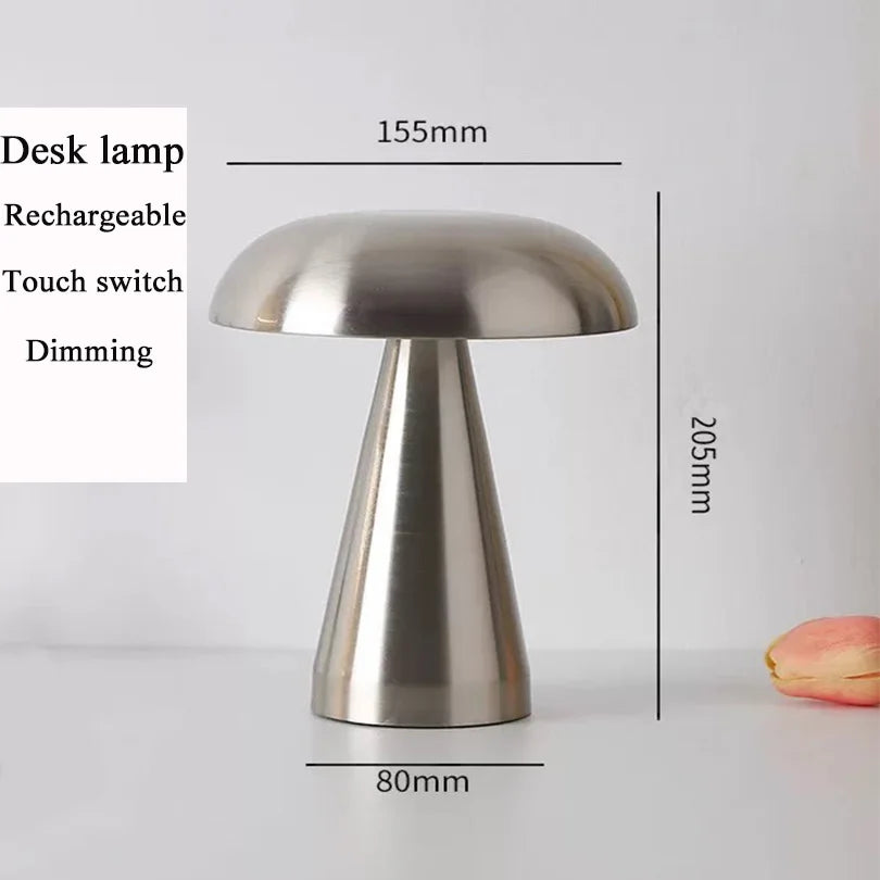 Retro Mushroom Table Lamp for Bedside and Restaurant Ambiance