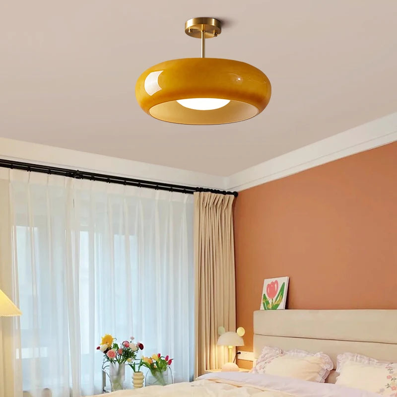 Modern Nordic Glass Pendant Light for Bedroom and Living Room