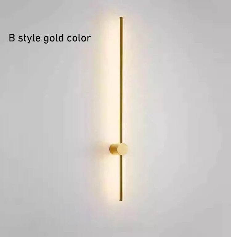 Nordic Minimalist LED Wall Light for Modern Bedrooms and Living Rooms