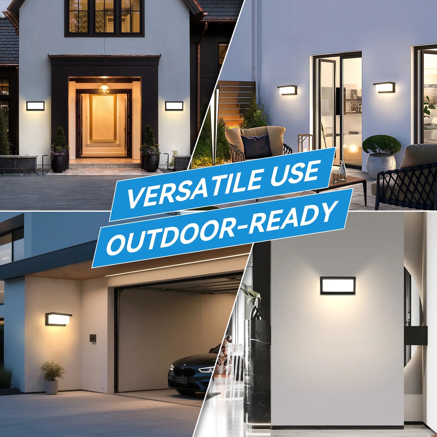 Modern Square LED Wall Sconce for Minimalist Outdoor and Indoor Lighting
