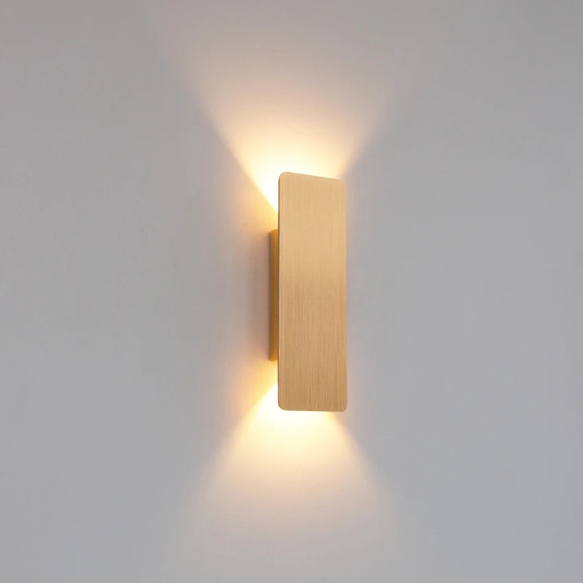 Modern Aluminum LED Wall Sconce for Bedroom Hallway and Living Spaces