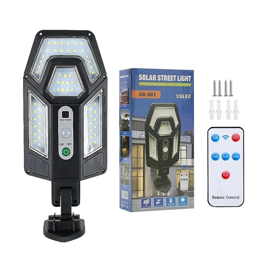 Solar LED Outdoor Wall Light for Garden Porch and Patio Lighting