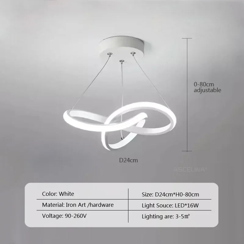 Nordic Minimalist Pendant Light for Modern Dining Rooms and Living Spaces