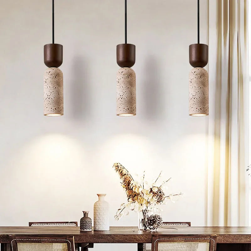 Wabi Sabi Pendant Light for Boutique Hotels and Bedroom Ambiance