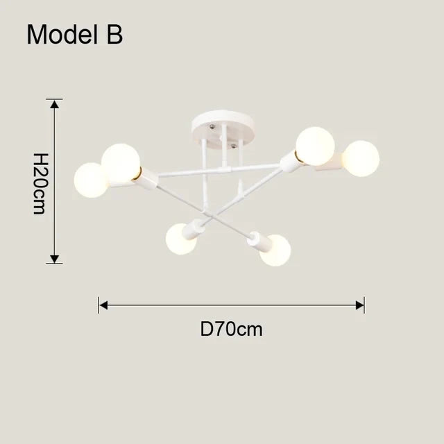Modern Nordic Pendant Light for Sophisticated Living Rooms and Bedrooms