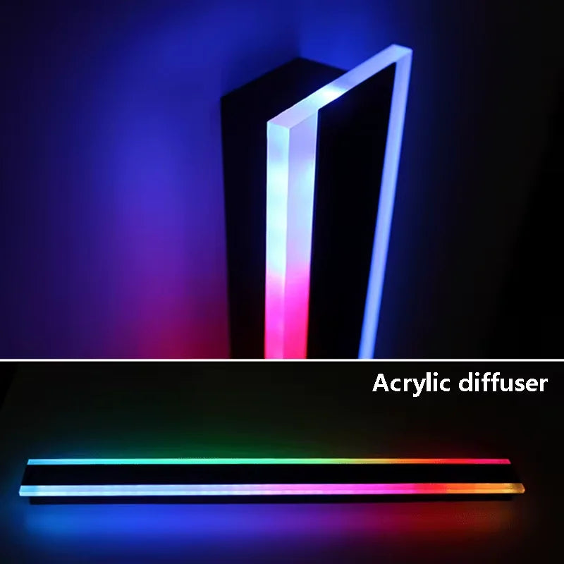 Modern LED Wall Sconce with App Control for Ambient Home Lighting