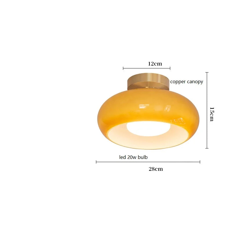 Modern Nordic Glass Pendant Light for Bedroom and Living Room