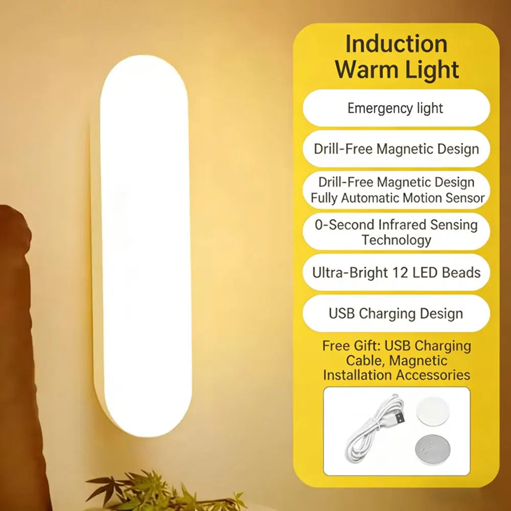 Wireless Motion Sensor LED Light for Kitchen Closets and Wardrobes