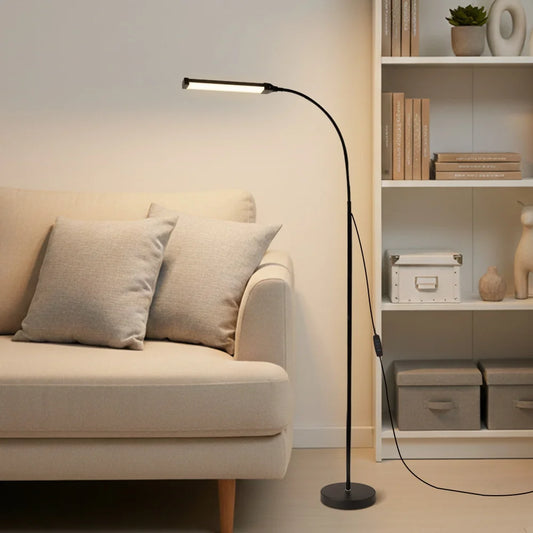 Modern Dimmable LED Floor Lamp with USB for Living Room and Bedroom