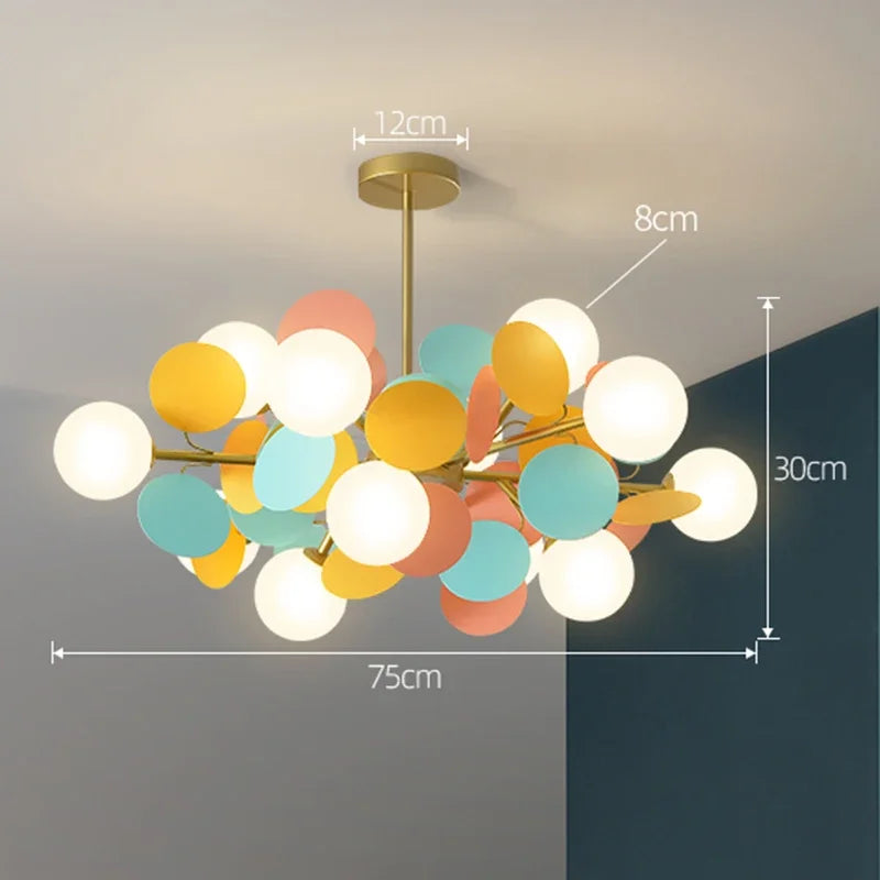 Modern LED Branch Chandelier for Luxury Living Room and Bedroom Decor