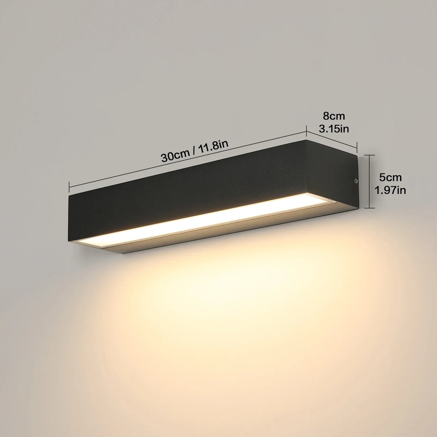 Modern LED Wall Sconce for Exterior Terrace and Villa Lighting