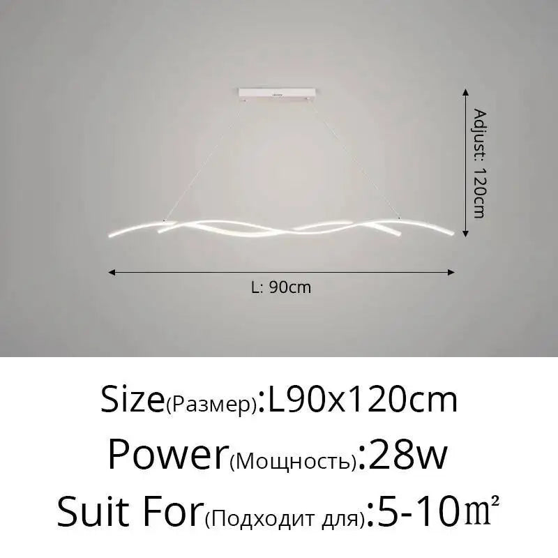 Modern Minimalist LED Pendant Light for Contemporary Restaurants and Hotels