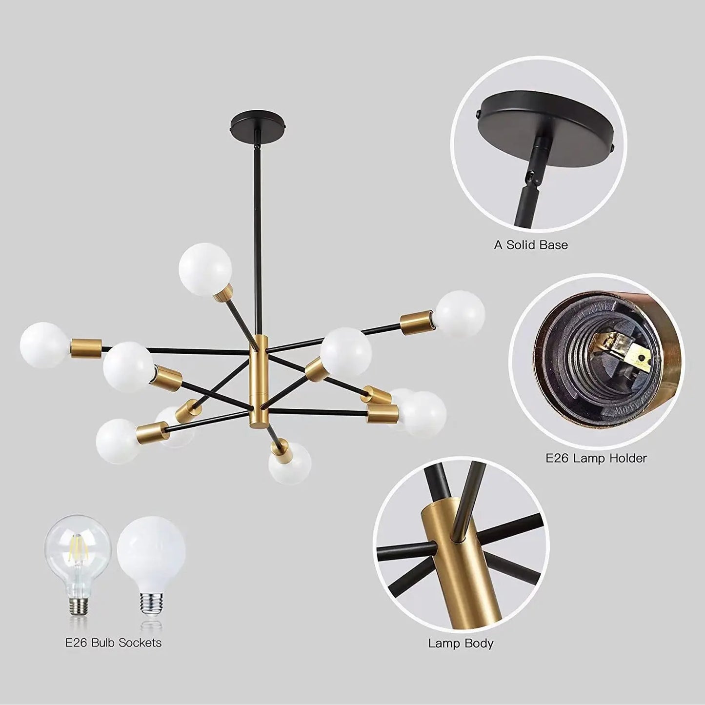Modern Nordic Magic Bean Chandelier for Elegant Living Rooms and Restaurants