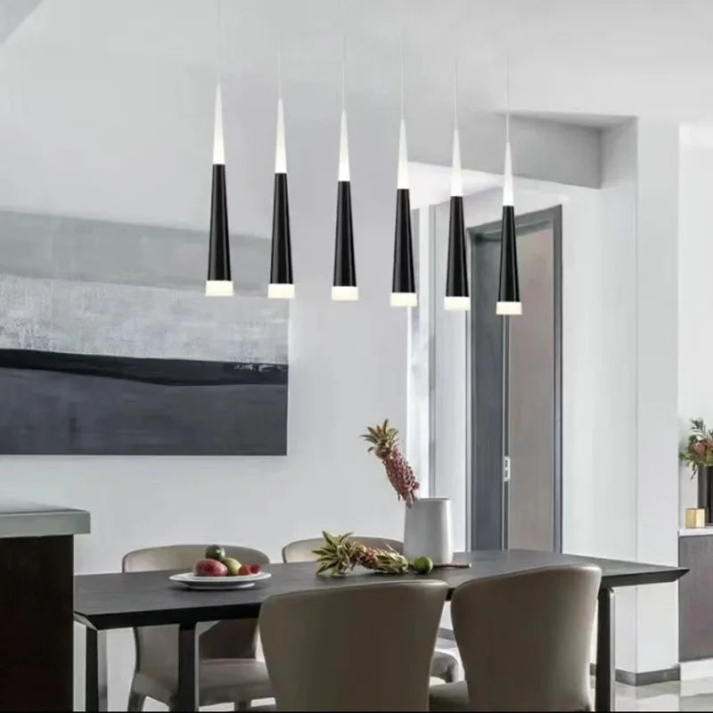 Nordic Minimalist LED Pendant Light for Modern Dining Rooms and Bedside Spaces