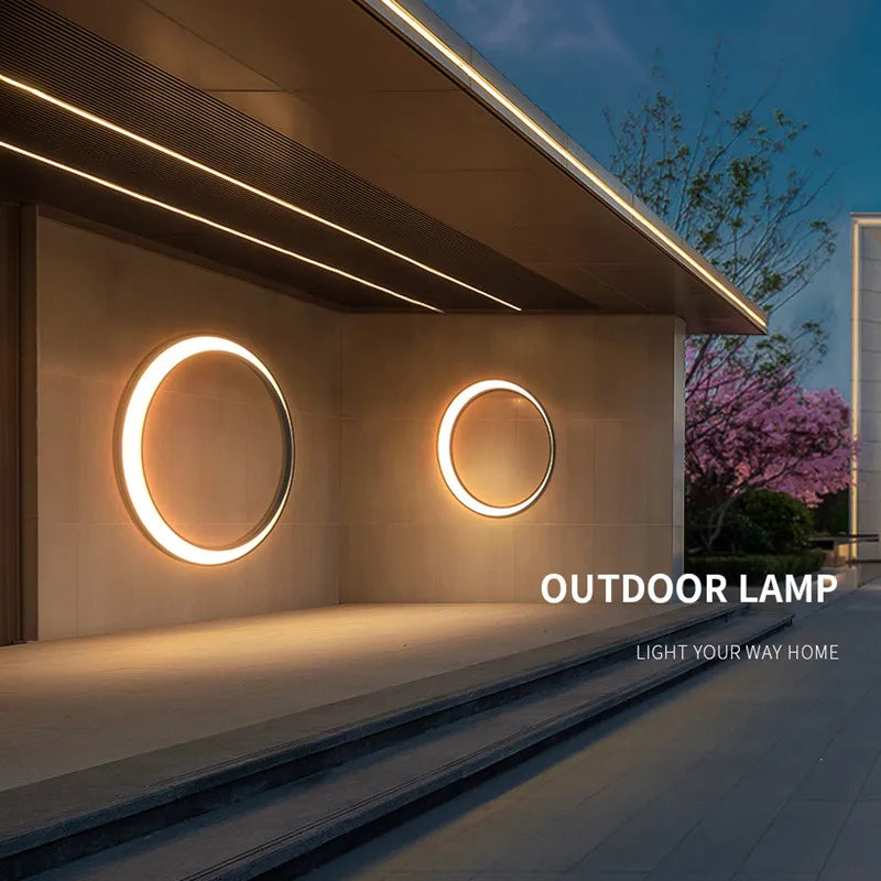 Modern LED Outdoor Wall Light for Garden and Patio Decor