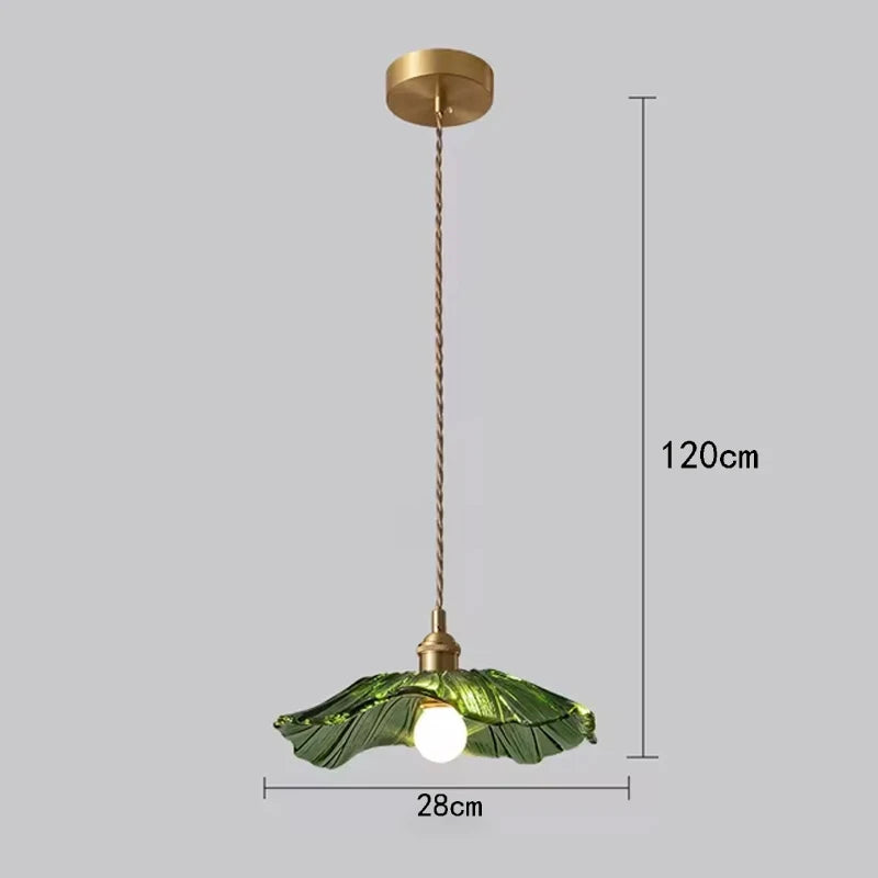 Vintage Floral Glass Pendant Light for Elegant Dining Rooms and Cafes