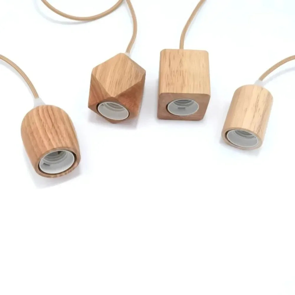 Vintage Wooden Pendant Light for Restaurants and Cozy Home Interiors
