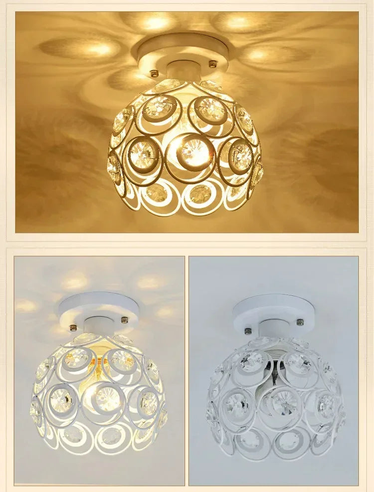 Modern Crystal Pendant Light for Hotel Entryways and Dining Spaces