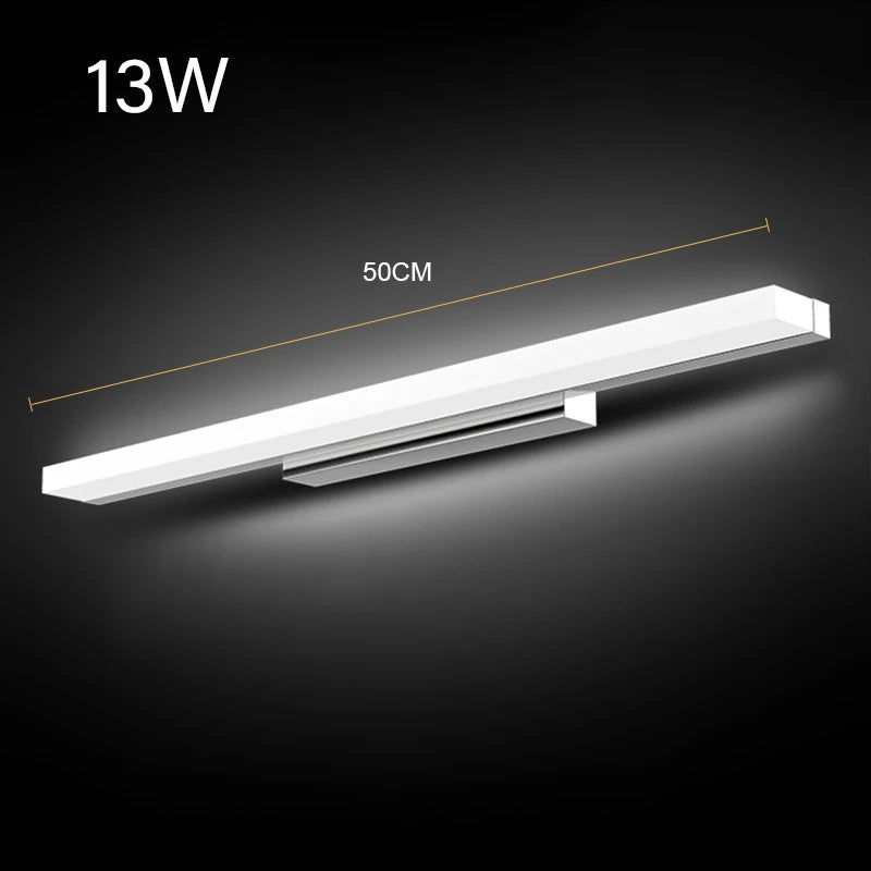 Modern LED Bathroom Vanity Mirror Wall Sconce for Fog-Free Lighting