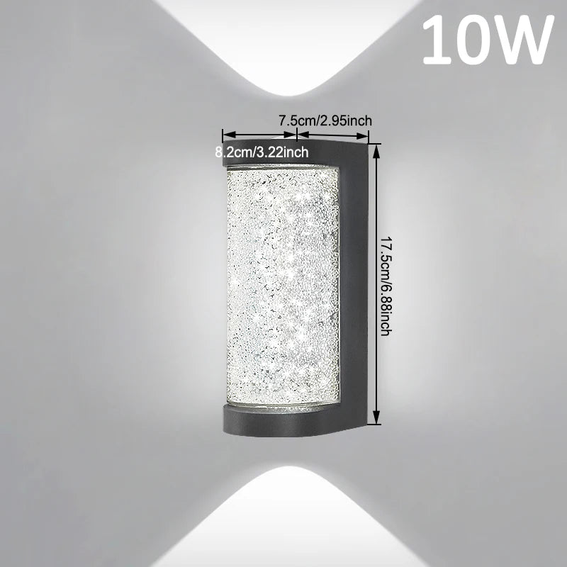 Modern LED Crystal Wall Light for Premium Bedroom and Living Room Interiors