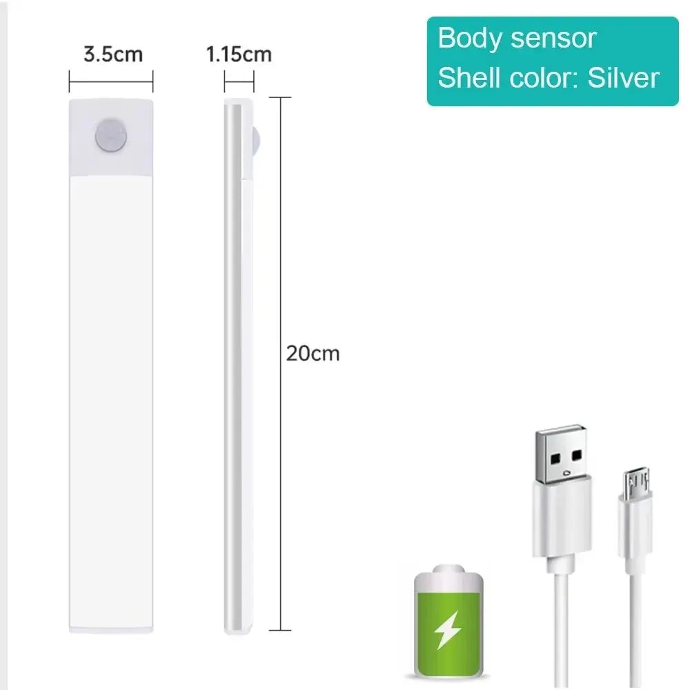Wireless Motion Sensor Under Cabinet Light for Kitchen Bedroom and Wardrobe