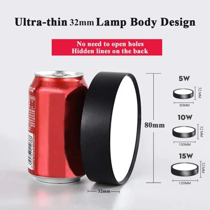 Modern LED Surface Mounted Downlight for Living Room and Bedroom Lighting