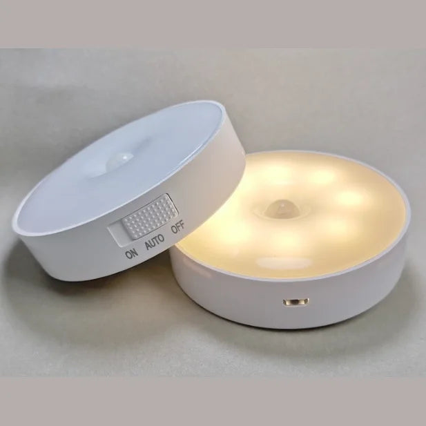Wireless Motion Sensor LED Night Light for Home and Office Lighting