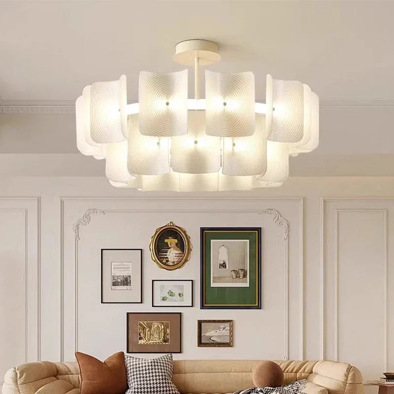Wabi Sabi Large Chandelier for Modern Dining Rooms and Hotel Lobbies