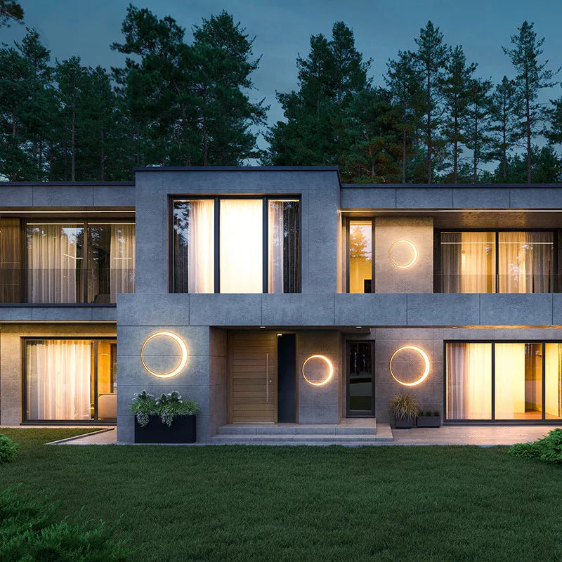 Modern LED Outdoor Wall Light for Garden and Patio Decor