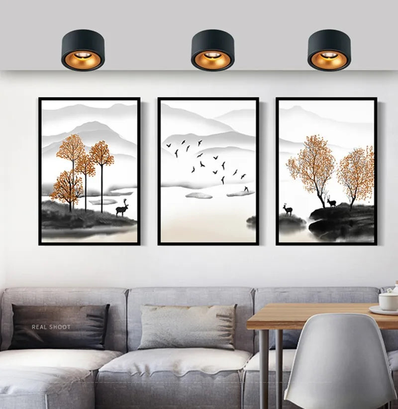 Modern Surface Mounted LED Downlight for Contemporary Residential and Office Lighting